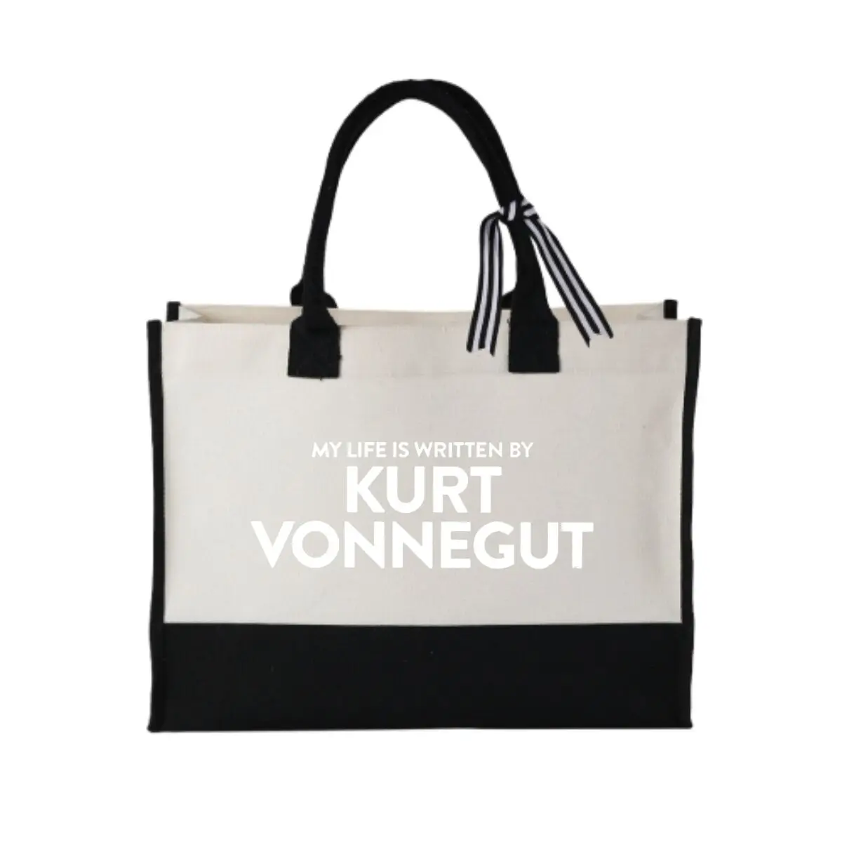 Kurt Vonnegut Life Art Text Shoulder Shopping Casual Beach Bag Large Capacity Handbag
Kurt Vonnegut Life Art Text Shoulder Shopping Casual Beach Bag Large Capacity Handbag