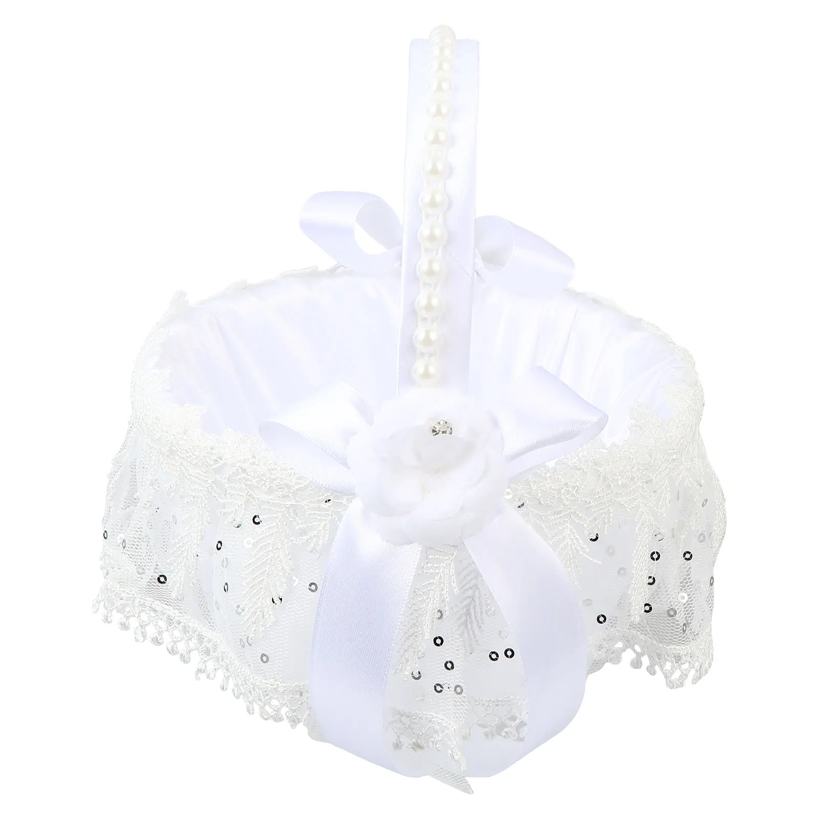 Wedding Flower Basket Lace Edge High Quality Materials Romantic Craftsmanship Suitable Girl Small Light Perfect Size
Wedding Flower Basket Lace Edge High Quality Materials Romantic Craftsmanship Suitable Girl Small Light Perfect Size