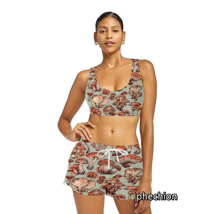 phechion Sporty Shorts Tracksuit Women Mushroom 3D Print Casual Vest and Fashion Shorts Two Piece Summer Matching Suits F01
phechion Sporty Shorts Tracksuit Women Mushroom 3D Print Casual Vest and Fashion Shorts Two Piece Summer Matching Suits F01