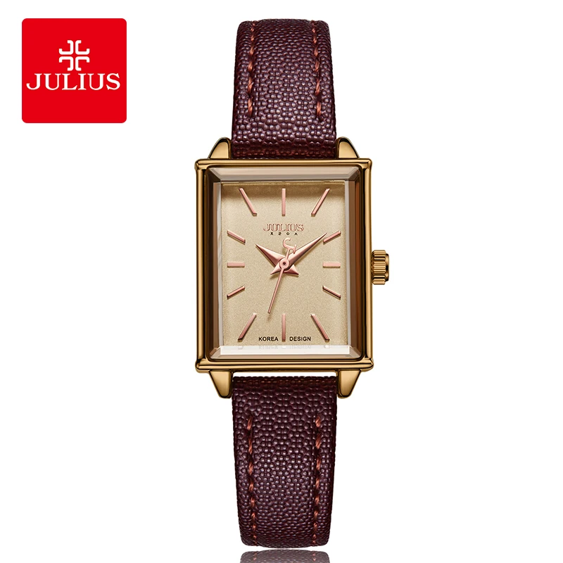 Julius Watch Women's Fashion Small Leather Watch Pointer Quartz Watch Square Women's Watch Gifts for Woman 787
Julius Watch Women's Fashion Small Leather Watch Pointer Quartz Watch Square Women's Watch Gifts for Woman 787
