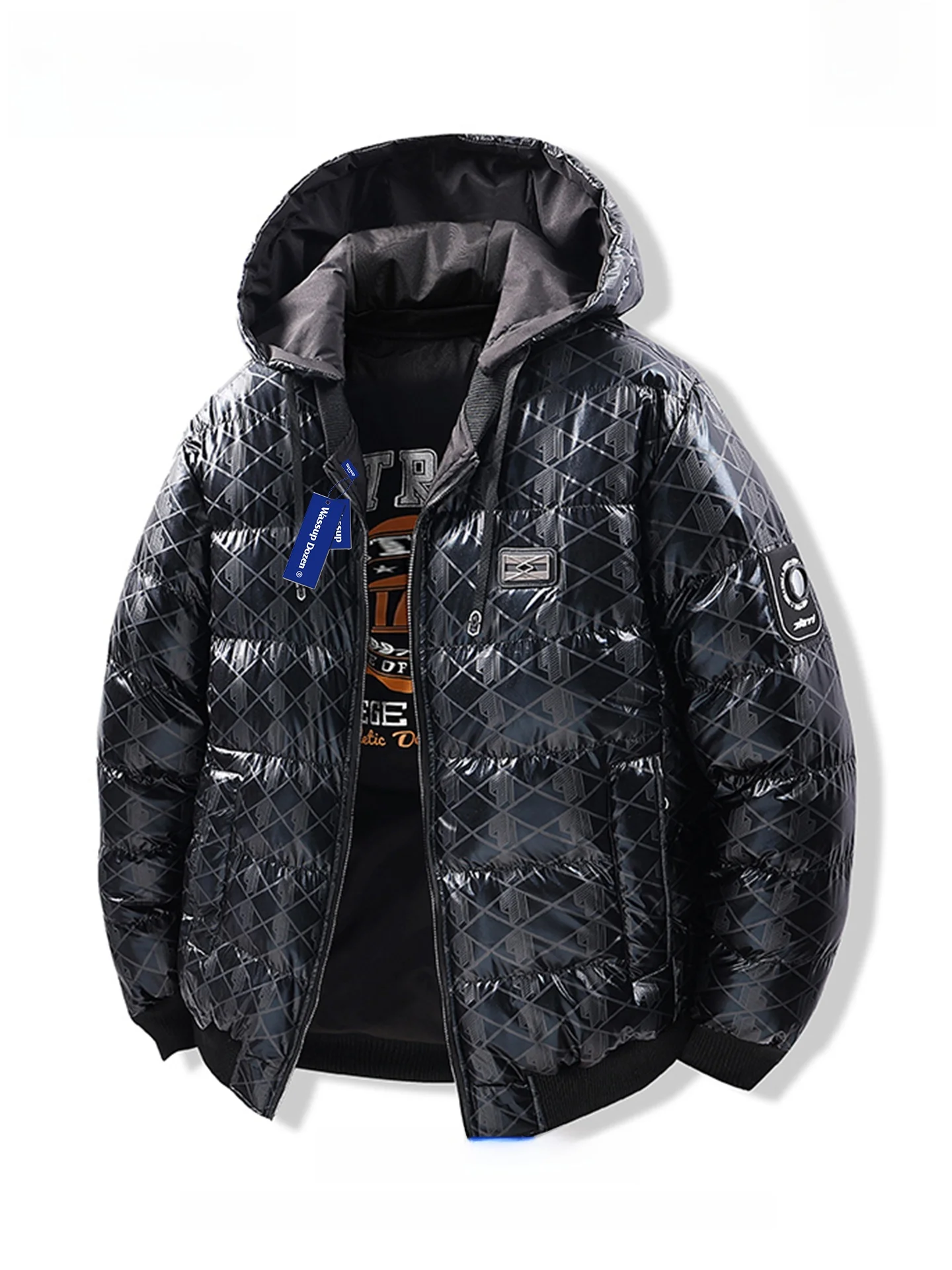 Мужская утепленная куртка с капюшоном Wassup Dozen: теплая, хлопковая, на молнии, молодежная, повседневная, из полиэстера, с длинными рукавами
Мужская утепленная куртка с капюшоном Wassup Dozen: теплая, хлопковая, на молнии, молодежная, повседневная, из полиэстера, с длинными рукавами