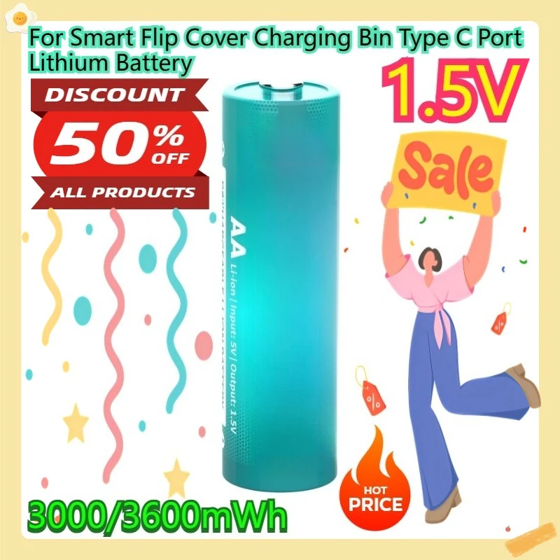 For Smart Flip Cover Charging Bin Type C Port Lithium Battery 1.5V 1300/3000/3600mWh
For Smart Flip Cover Charging Bin Type C Port Lithium Battery 1.5V 1300/3000/3600mWh