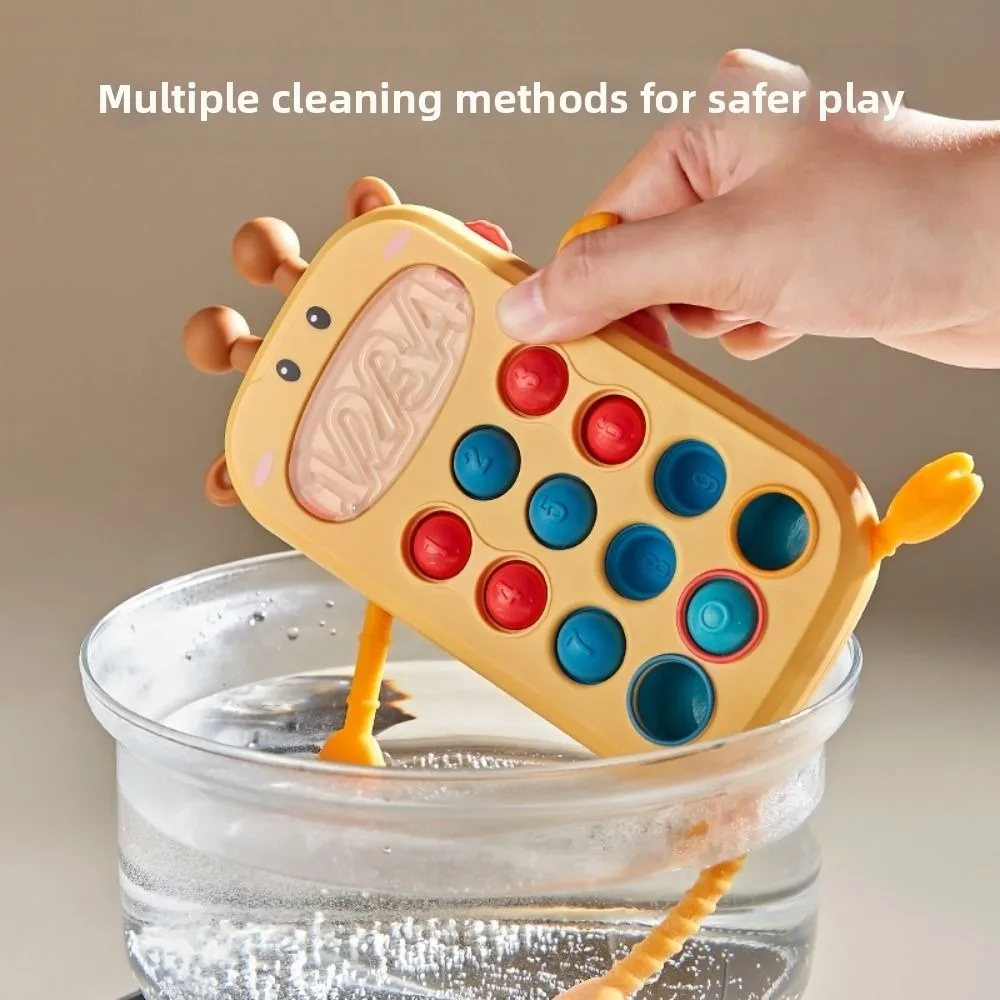 Creative Cartoon Rabbit Deer Mobile Phone Push Pop Teether Multicolor Silicone Chew Training Soft Pop Chain
Creative Cartoon Rabbit Deer Mobile Phone Push Pop Teether Multicolor Silicone Chew Training Soft Pop Chain
