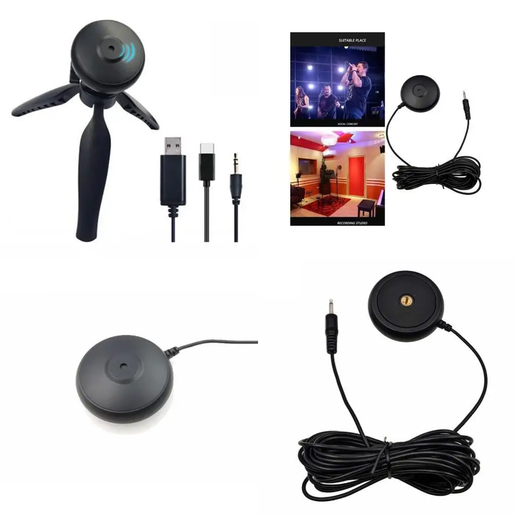 31BA 3.5mm Desktop Computer Mic Omnidirectional Condenser Microphone for Online Meeting Class Recording Chatting Gaming
31BA 3.5mm Desktop Computer Mic Omnidirectional Condenser Microphone for Online Meeting Class Recording Chatting Gaming