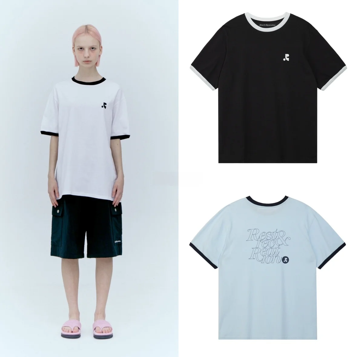 Loose Large Version ort Sve T-irt Men Women Front Ba Print Color Blo Logo Design Cotton 00% Summer Faion 
Loose Large Version ort Sve T-irt Men Women Front Ba Print Color Blo Logo Design Cotton 00% Summer Faion