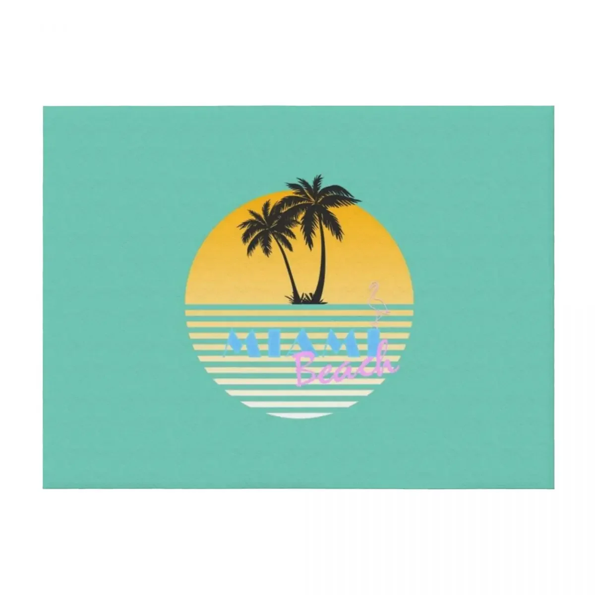 Miami Beach Retro 80s Graphic Throw Blanket Sofa Quilt Luxury Throw sofa bed Thin Blankets
Miami Beach Retro 80s Graphic Throw Blanket Sofa Quilt Luxury Throw sofa bed Thin Blankets