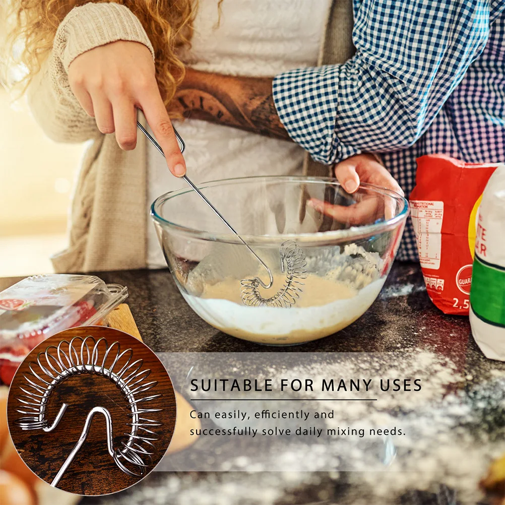 3Pcs Egg Whisk Stainless Steel Manual Mixer Kitchen Hand Mixer for Whipping Eggs Melting Chocolate Blending Batter Efficient
3Pcs Egg Whisk Stainless Steel Manual Mixer Kitchen Hand Mixer for Whipping Eggs Melting Chocolate Blending Batter Efficient