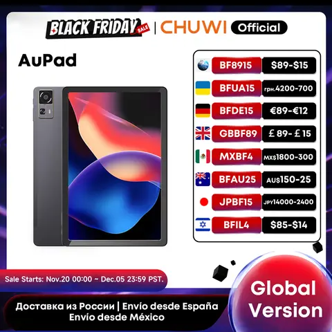 CHUWI AuPad Tablet 10.95-inch 1200*1920 FHD Display Snapdragon 685 Octa-core 8GB DDR4 128GB ROM 4G LTE GPS Android 14 Tablets PC