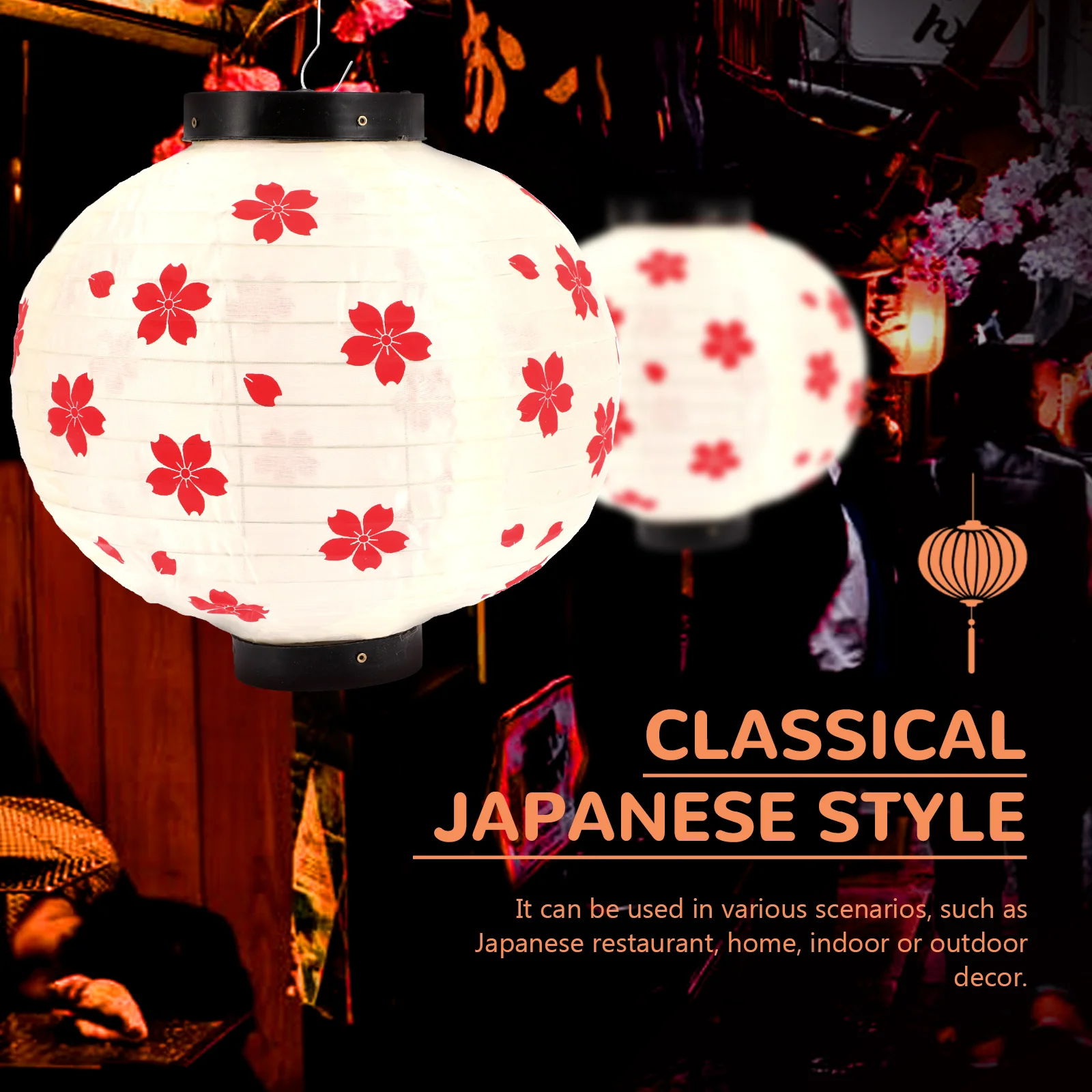 Outdoor Hanging Japanese Lantern Japanische Laterne Cherry Themed Party Decorations
Outdoor Hanging Japanese Lantern Japanische Laterne Cherry Themed Party Decorations