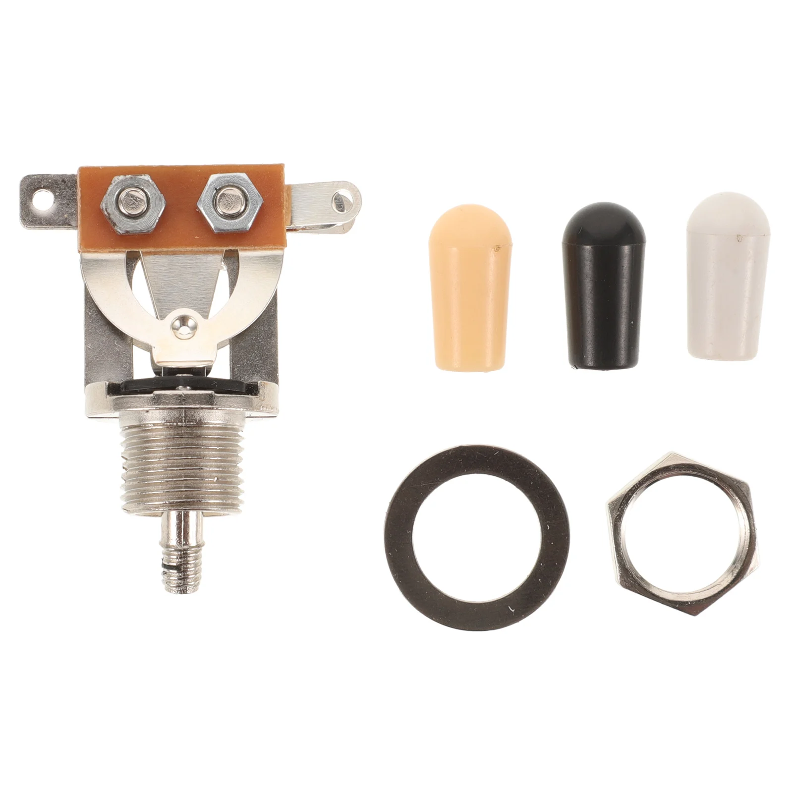 3 Straight Guitar Toggle Switch Pickup Selector Metal Knob Caps Electric Guitars Easy Install Stable Output
3 Straight Guitar Toggle Switch Pickup Selector Metal Knob Caps Electric Guitars Easy Install Stable Output