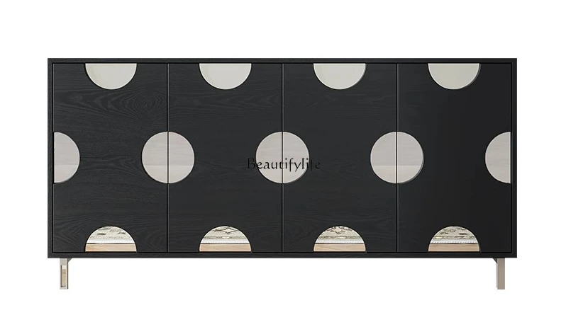 Solid wood entrance cabinet, home door storage French medieval black shoe cabinet integrated
Solid wood entrance cabinet, home door storage French medieval black shoe cabinet integrated