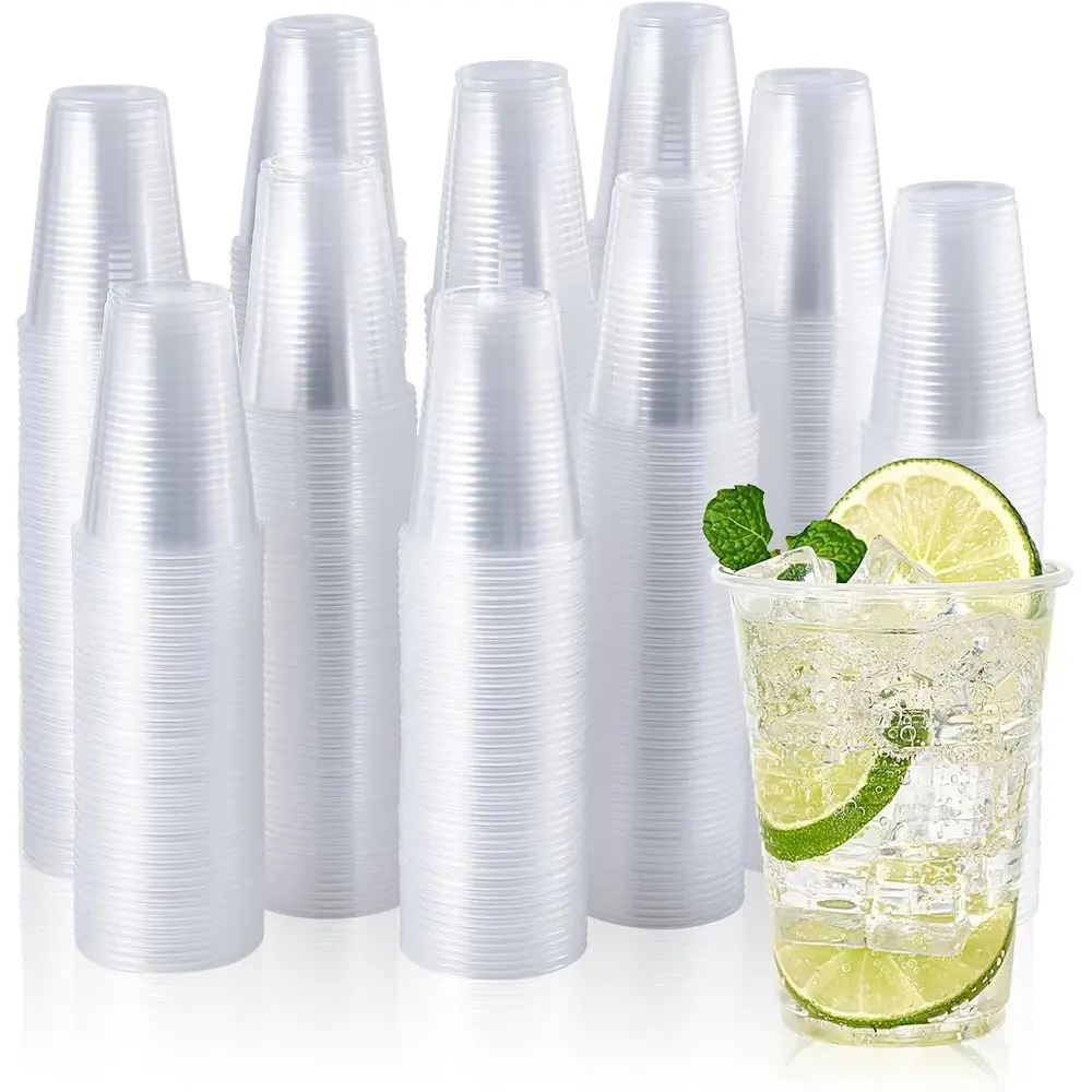 2000 Pack 9 OZ Clear Plastic Cups, 9 Ounce Disposable Cold Water Party Drinking Cups or Wedding Thanksgiving Chrisas Party
2000 Pack 9 OZ Clear Plastic Cups, 9 Ounce Disposable Cold Water Party Drinking Cups or Wedding Thanksgiving Chrisas Party