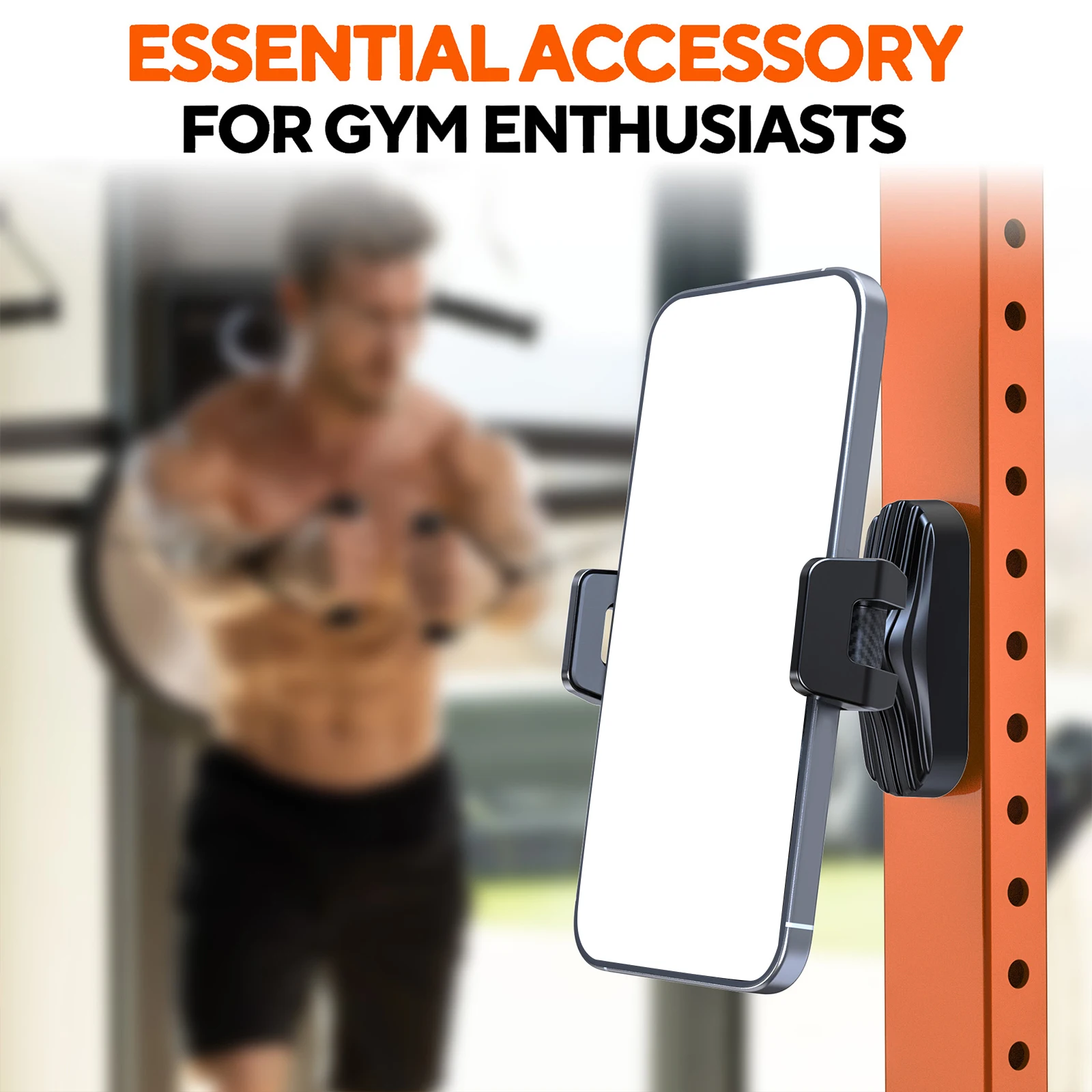 Magnetic Phone Mount Holder 360 Degree Adjustable Fitness cellphone Holders For 4.7-7 Inch Smartphone for Car Home Gym Daily Use
Magnetic Phone Mount Holder 360 Degree Adjustable Fitness cellphone Holders For 4.7-7 Inch Smartphone for Car Home Gym Daily Use