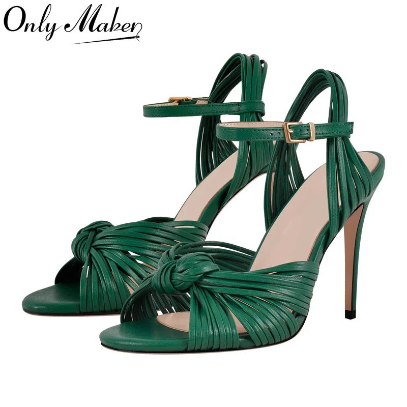 Onlymaker Women Peep Toe 10CM Thin High Heels Green Sandals Shoes Open Toe Big Size Party Dress Stiletto Sandals
Onlymaker Women Peep Toe 10CM Thin High Heels Green Sandals Shoes Open Toe Big Size Party Dress Stiletto Sandals