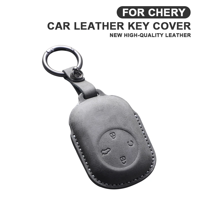 Leather Car Key Case Cover For Chery Tiggo 4 7 Arrizo 5X 3 Tiggo 8 Plus Fulwin T9 Car Key Protection Shell Keychain Accessories
Leather Car Key Case Cover For Chery Tiggo 4 7 Arrizo 5X 3 Tiggo 8 Plus Fulwin T9 Car Key Protection Shell Keychain Accessories