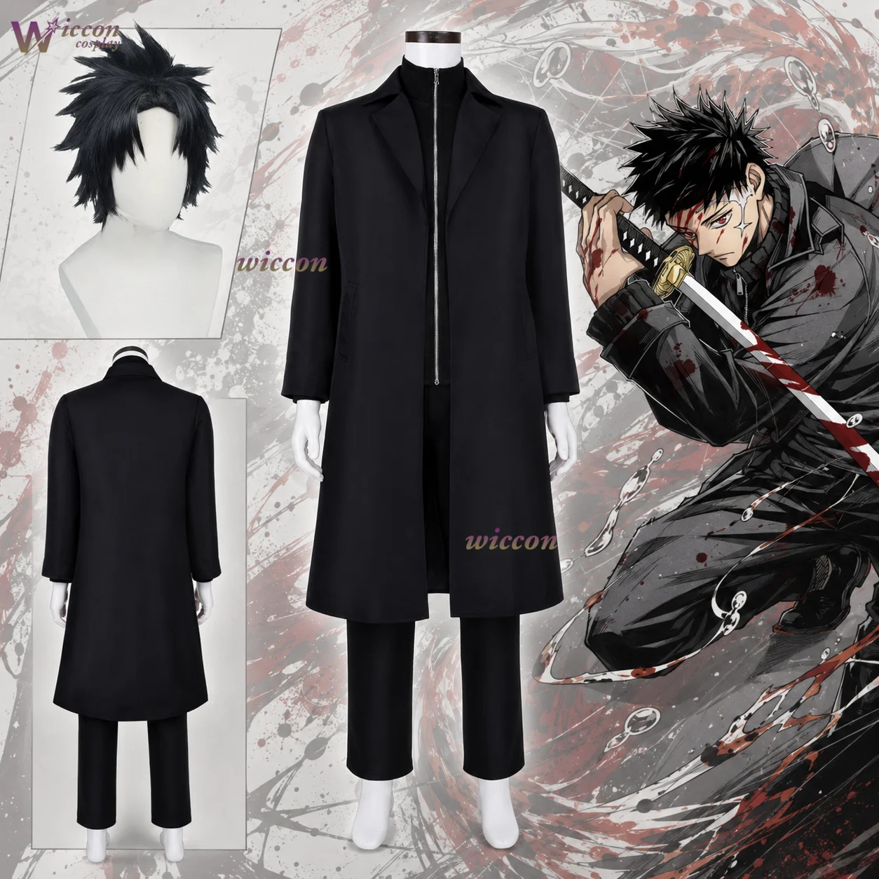 Ani Cos Kagurabachi Rokuhira Chihiro Cosplay Costume Anime Role Play Windbreaker Three Piece Set For Men Comic Con Halloween
Ani Cos Kagurabachi Rokuhira Chihiro Cosplay Costume Anime Role Play Windbreaker Three Piece Set For Men Comic Con Halloween