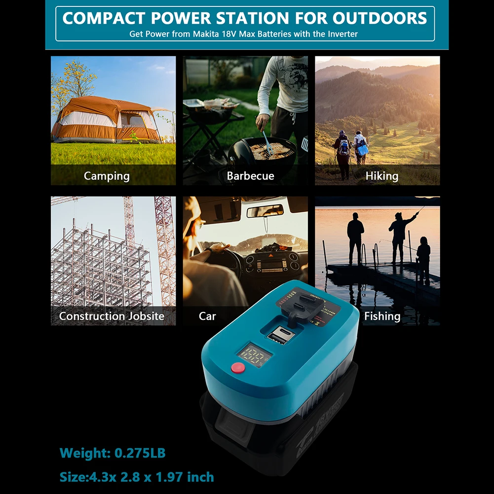On-the-Go Charging Approx 110x70x50mm Battery Charger Adapter Dual Device Charging Adapter Fast Charging Charger
On-the-Go Charging Approx 110x70x50mm Battery Charger Adapter Dual Device Charging Adapter Fast Charging Charger