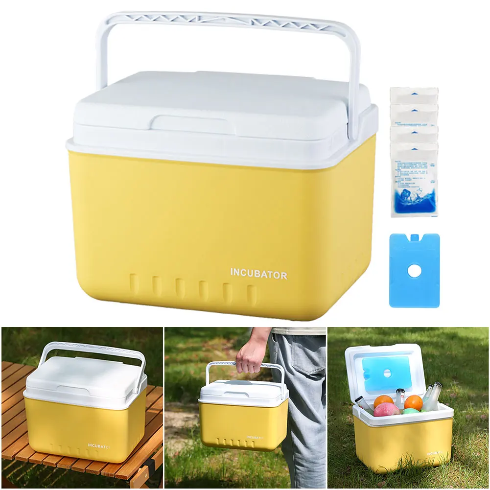 6L Camping Cooler Box Multipurpose Insulated Ice Chest Portable Ice Bucket Outdoor Hard Cooler for BBQ Camping Picnic
6L Camping Cooler Box Multipurpose Insulated Ice Chest Portable Ice Bucket Outdoor Hard Cooler for BBQ Camping Picnic