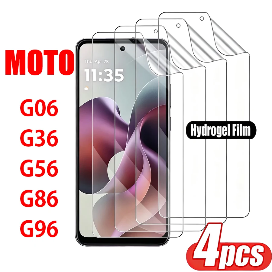 4PCS Matte Hydrogel Film for Motorola G36 G56 G96 G100 Pro Screen Protector for Moto G06 G86 Power Soft Protective Film
4PCS Matte Hydrogel Film for Motorola G36 G56 G96 G100 Pro Screen Protector for Moto G06 G86 Power Soft Protective Film