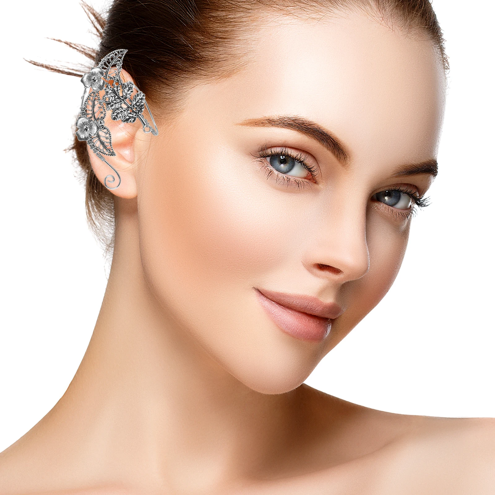 2PCS Elves Cuff Silver Girl Non Women Ear Clip Piercing Shining Alloy Design Birthday Elves Ear Cuff Accessories
2PCS Elves Cuff Silver Girl Non Women Ear Clip Piercing Shining Alloy Design Birthday Elves Ear Cuff Accessories
