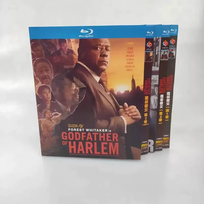 BD Blu-ray Ultra HD American TV Series The Godfather of Harlem Seasons 1 to 3 Complete Edition 7 Disc Box Set with Chinese
BD Blu-ray Ultra HD American TV Series The Godfather of Harlem Seasons 1 to 3 Complete Edition 7 Disc Box Set with Chinese