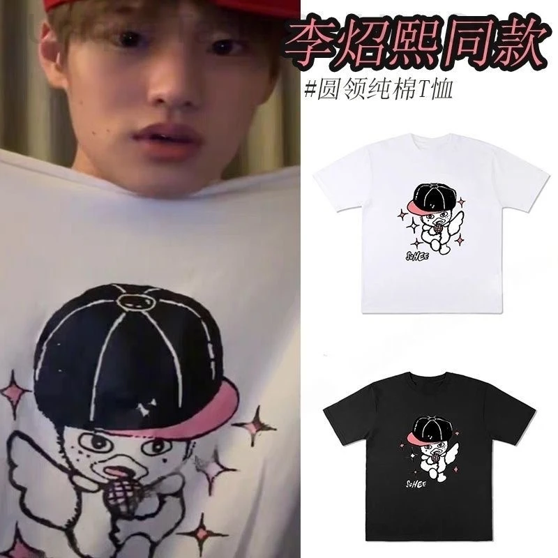 Новая футболка RIIZE SOHEE Same Kpop, модная милая футболка с мультяшным принтом для женщин и мужчин, летние высококачественные хлопковые футболки с короткими рукавами
Новая футболка RIIZE SOHEE Same Kpop, модная милая футболка с мультяшным принтом для женщин и мужчин, летние высококачественные хлопковые футболки с короткими рукавами
