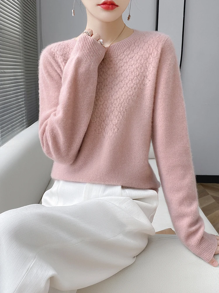 Autumn Winter Solid Mock-neck Pullover Sweater Women 100% Merino Wool Casual Cashmere Knitwear Basic Tops Soft Female Clothing
Autumn Winter Solid Mock-neck Pullover Sweater Women 100% Merino Wool Casual Cashmere Knitwear Basic Tops Soft Female Clothing