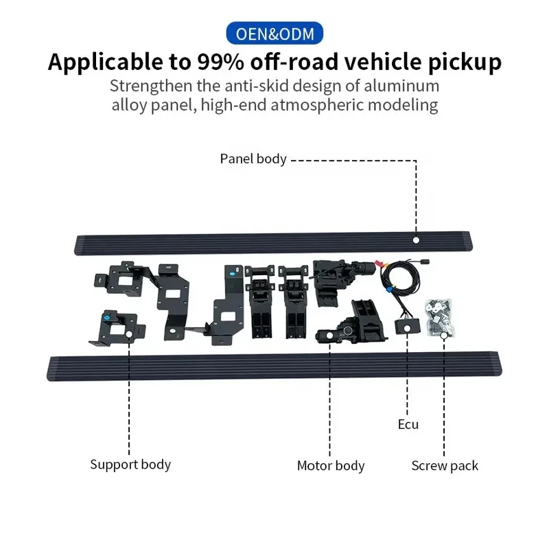 Noble4x4 Aluminium Electric Side Steps for 2019-2023 Factory Direct Sales
Noble4x4 Aluminium Electric Side Steps for 2019-2023 Factory Direct Sales