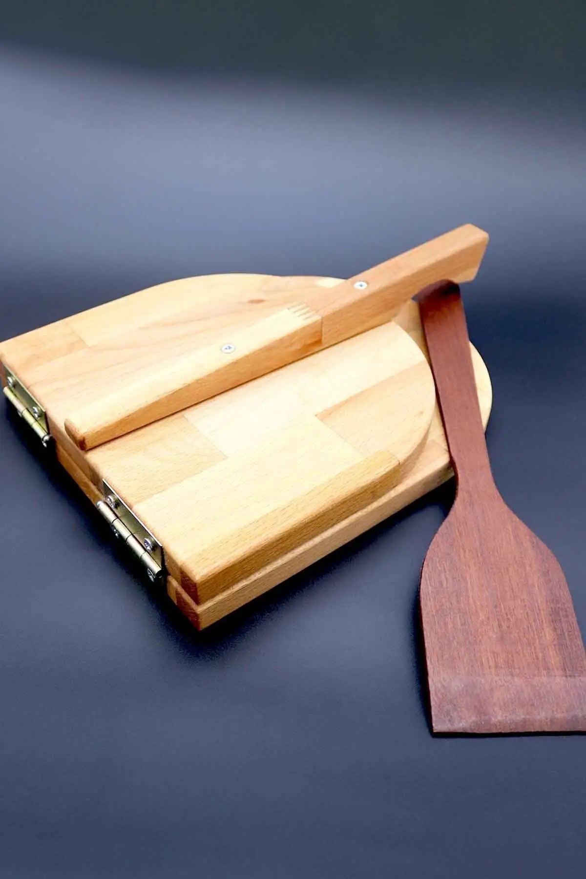 Dough Press and Spatula With Wooden Healty Natural Kitchen Appliences and Gadgets
Dough Press and Spatula With Wooden Healty Natural Kitchen Appliences and Gadgets