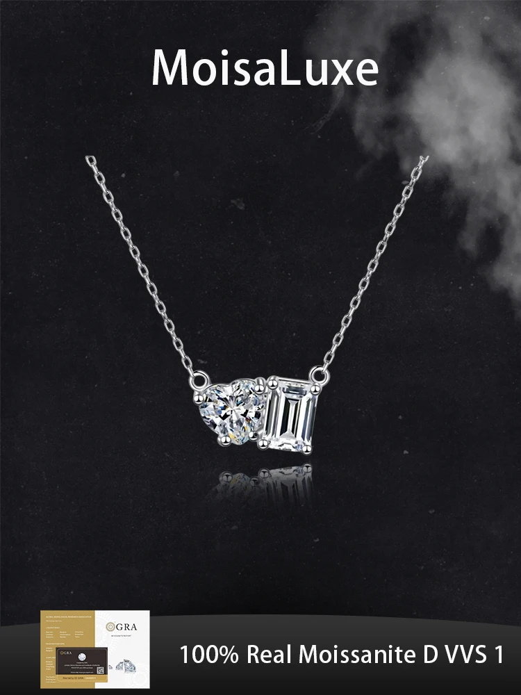 MoisaLuxe Official Store Moissanite Plata Sterling 925 Silver Women's Super FlashSugar Cube Love Pendant Necklace Jewelry Gift
MoisaLuxe Official Store Moissanite Plata Sterling 925 Silver Women's Super FlashSugar Cube Love Pendant Necklace Jewelry Gift