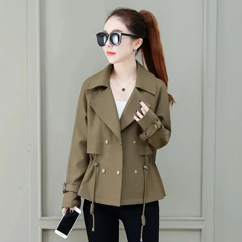 Spring Autumn Casual Windbreaker 2024 New Suit Collar Covered Button Women's Clothes Trench Coat Fashion Loose Outeawer Female
Spring Autumn Casual Windbreaker 2024 New Suit Collar Covered Button Women's Clothes Trench Coat Fashion Loose Outeawer Female