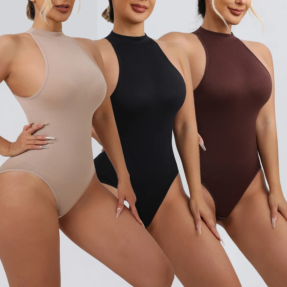 Women's Sleeveless Bodysuit with Tummy Control Polyester Regular Fit Moderate Stretch for Vacation Holiday and Club
Women's Sleeveless Bodysuit with Tummy Control Polyester Regular Fit Moderate Stretch for Vacation Holiday and Club