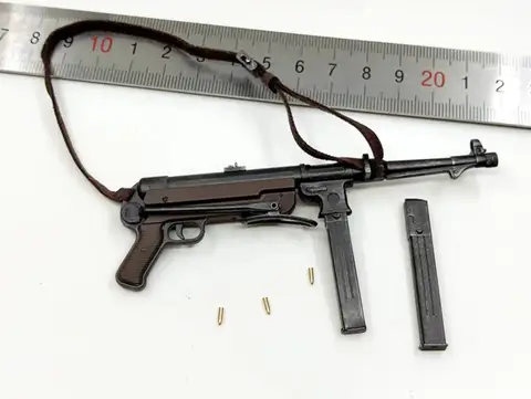 1/6th DID D80151 African Army Captain Toys Model Main Weapon MP40 Toys Model Can't Be Fired For 12" Action Figure Collect