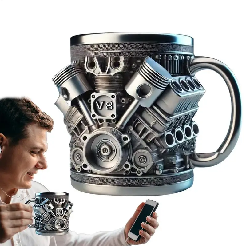 3d Engines Design Cocktail Mug Engines Stainless Steel Cup Coffee Cup Beer Mugs Funny Drinking Accessories for Home And Office
3d Engines Design Cocktail Mug Engines Stainless Steel Cup Coffee Cup Beer Mugs Funny Drinking Accessories for Home And Office