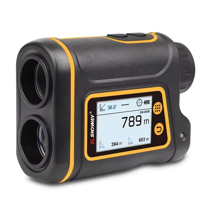 SW-800B Touch LCD Digital Laser Distance Meter Telescope 800m Laser Range Finder Hunting Monocular Golf Rangefinder
SW-800B Touch LCD Digital Laser Distance Meter Telescope 800m Laser Range Finder Hunting Monocular Golf Rangefinder