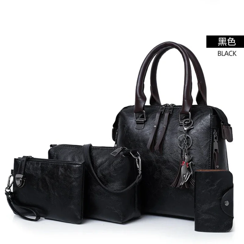 2025 New Fashion Crossbody Women's Bag Four-piece Set Retro Mother-shoulder Handbag
2025 New Fashion Crossbody Women's Bag Four-piece Set Retro Mother-shoulder Handbag