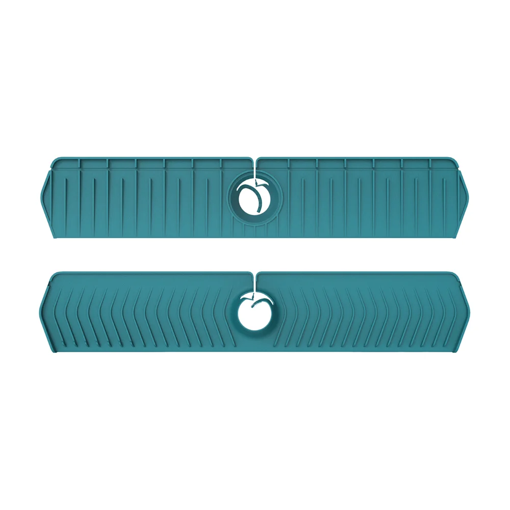 Quick Dry Silicone Splash Guard Reusable Easy To Install Faucet Splash Catcher Fast Drainage Absorbent Drain Rack Sink Area
Quick Dry Silicone Splash Guard Reusable Easy To Install Faucet Splash Catcher Fast Drainage Absorbent Drain Rack Sink Area