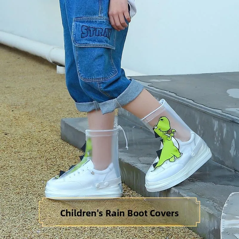 Thickened Anti-Slip Mid-Calf Cartoon PVC Rain Boot Covers Waterproof Outdoor Children Student Rain Shoe Covers Slip-Resistant
Thickened Anti-Slip Mid-Calf Cartoon PVC Rain Boot Covers Waterproof Outdoor Children Student Rain Shoe Covers Slip-Resistant