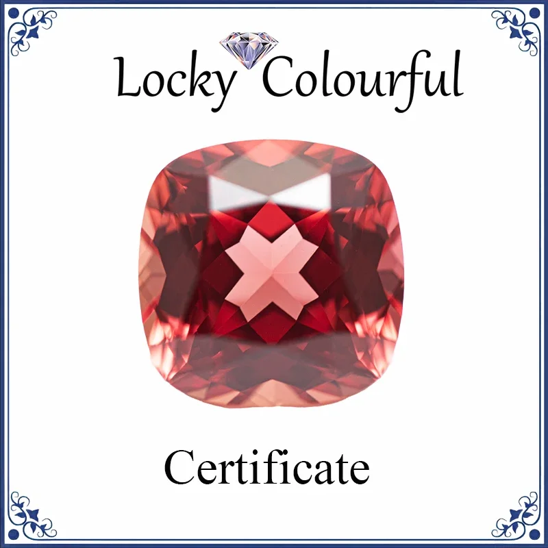Lab Grown Sapphire Square Cushion Shape Sunset Red Color Charms Beads for Diy Jewelry Making Material Selectable AGL Certificate
Lab Grown Sapphire Square Cushion Shape Sunset Red Color Charms Beads for Diy Jewelry Making Material Selectable AGL Certificate