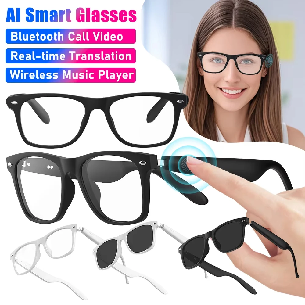 Умные очки с ИИ-переводчиком, Bluetooth-совместимые наушники-очки, поддержка более 130 языков для мужчин и женщин
Умные очки с ИИ-переводчиком, Bluetooth-совместимые наушники-очки, поддержка более 130 языков для мужчин и женщин
