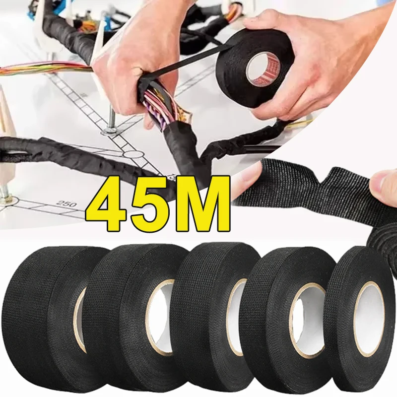 Electrical Tape Velvet Car Wire Harness Fabric Cloth Tape High Temperature Resistance Insulation Flame Retardant Auto Cable Tape
Electrical Tape Velvet Car Wire Harness Fabric Cloth Tape High Temperature Resistance Insulation Flame Retardant Auto Cable Tape