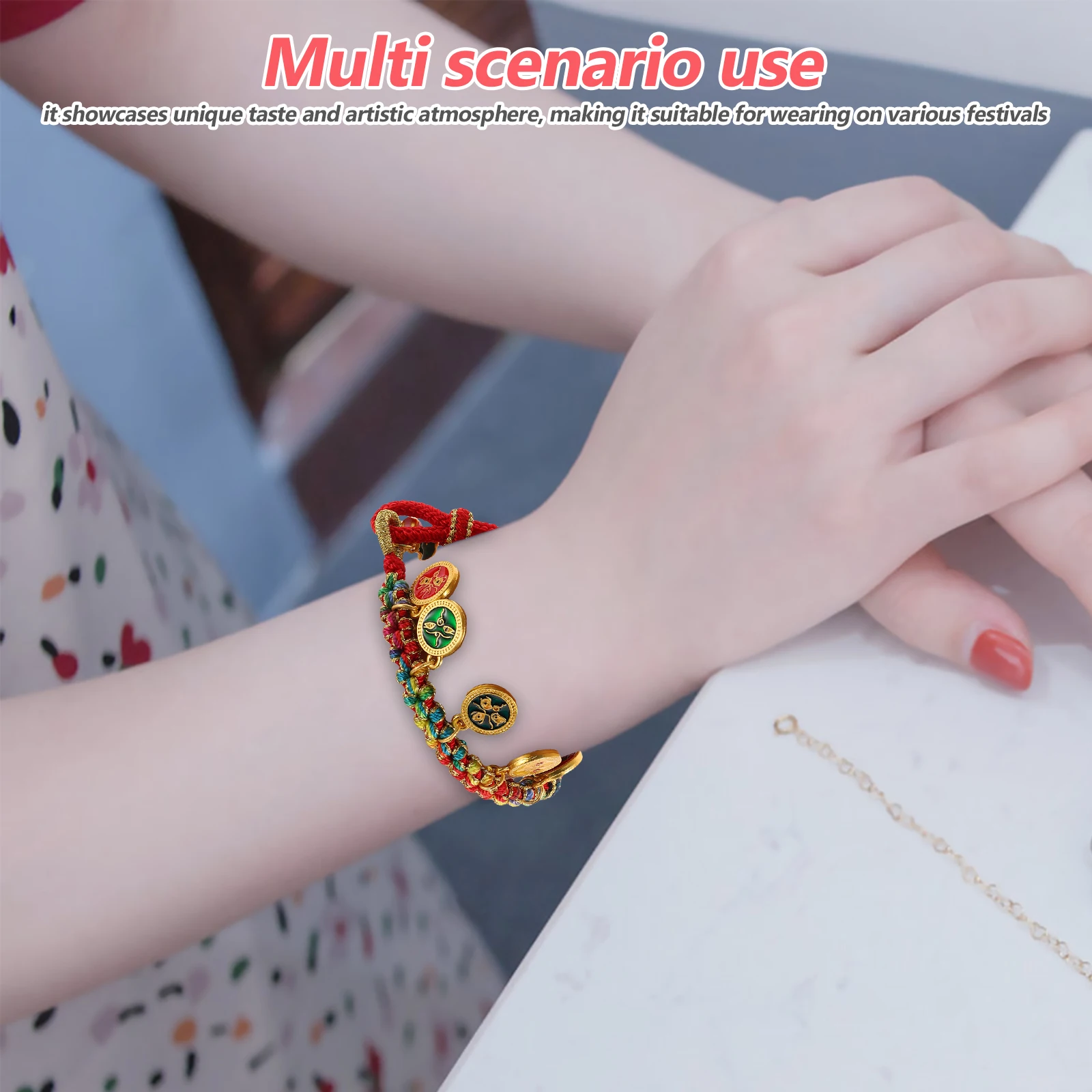 2pcs Handmade Woven Bracelet Tibetan Thangka Design Prosperity Lucky Bangle Cotton Threads Cultural Ethnic Jewelry For Men Women
2pcs Handmade Woven Bracelet Tibetan Thangka Design Prosperity Lucky Bangle Cotton Threads Cultural Ethnic Jewelry For Men Women