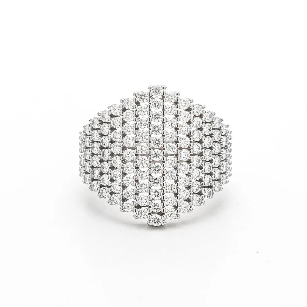 Luxury Full 1.5mm White Moissanite Ring - 925 Sterling Silver Wedding Band Jewelry Gift & Engagement Party for Women
Luxury Full 1.5mm White Moissanite Ring - 925 Sterling Silver Wedding Band Jewelry Gift & Engagement Party for Women