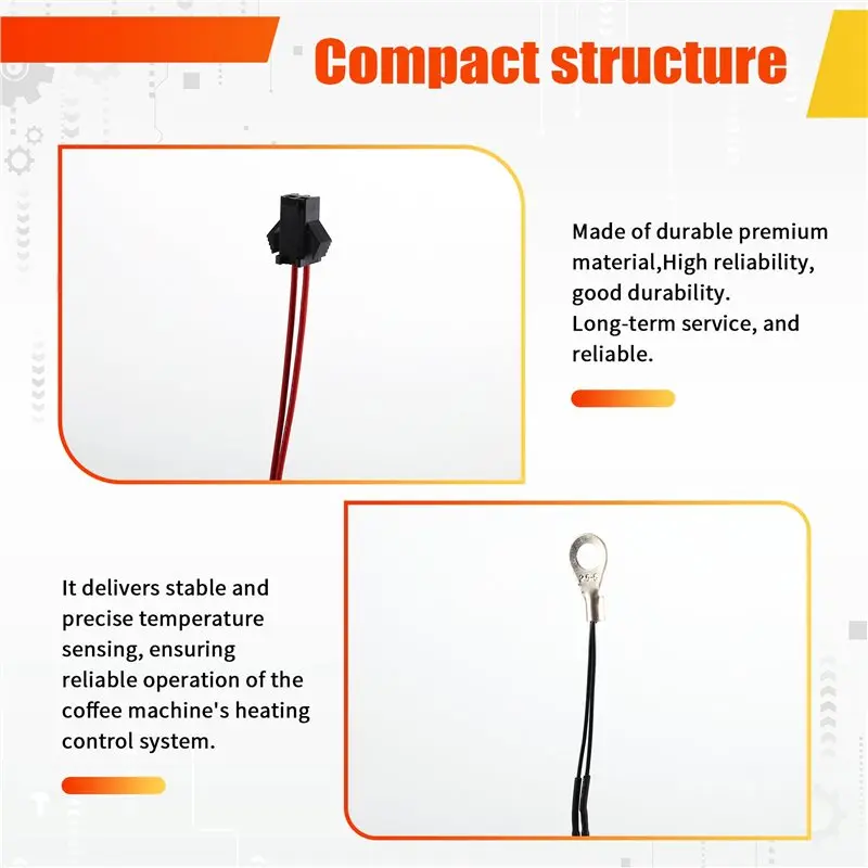 【GARMENT】Replacement Thermoblock Temperature Sensor 69605 For Jura 770THERMOBLOCK Espresso Coffee Machines
【GARMENT】Replacement Thermoblock Temperature Sensor 69605 For Jura 770THERMOBLOCK Espresso Coffee Machines
