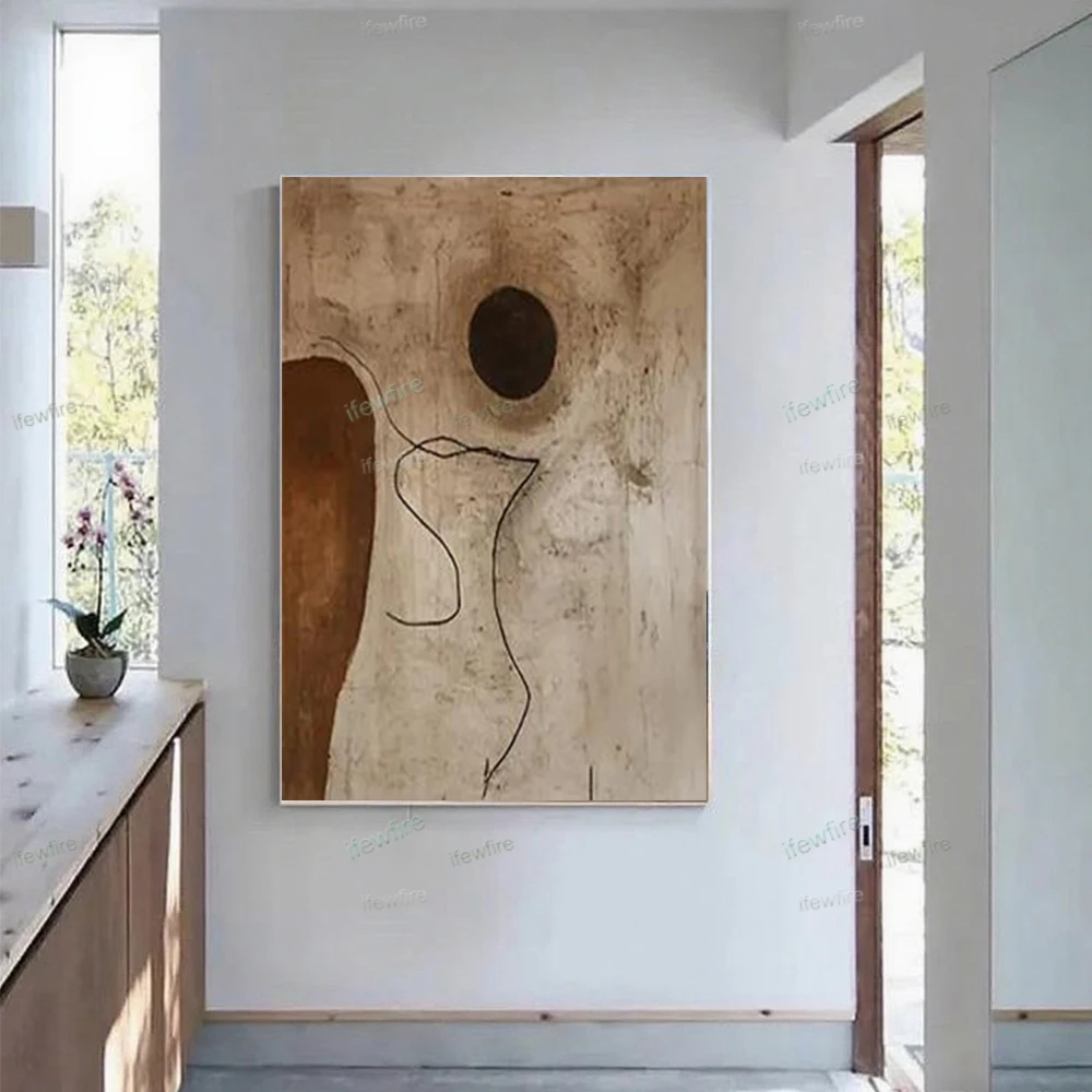 Nordic House Wall Art Exhibition Artwork Pure Handmade Abstract Oil Painting Hanging on Canvas Picture Mural Decor in Home Hall
Nordic House Wall Art Exhibition Artwork Pure Handmade Abstract Oil Painting Hanging on Canvas Picture Mural Decor in Home Hall