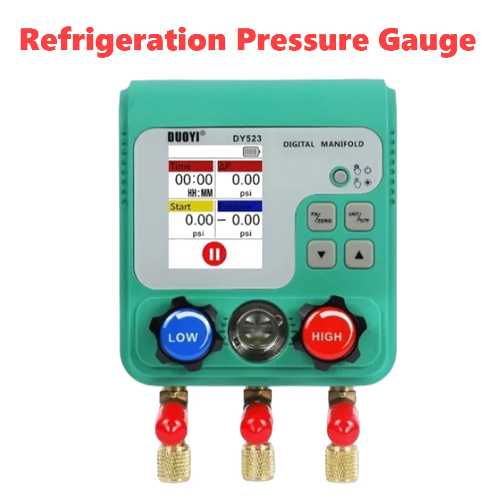 0-6000Kpa Vacuum Pressure Manifold Tester Meter Digital Refrigeration HVAC Temperature Tester Group Pressure Gauge Vacuum Meter
0-6000Kpa Vacuum Pressure Manifold Tester Meter Digital Refrigeration HVAC Temperature Tester Group Pressure Gauge Vacuum Meter