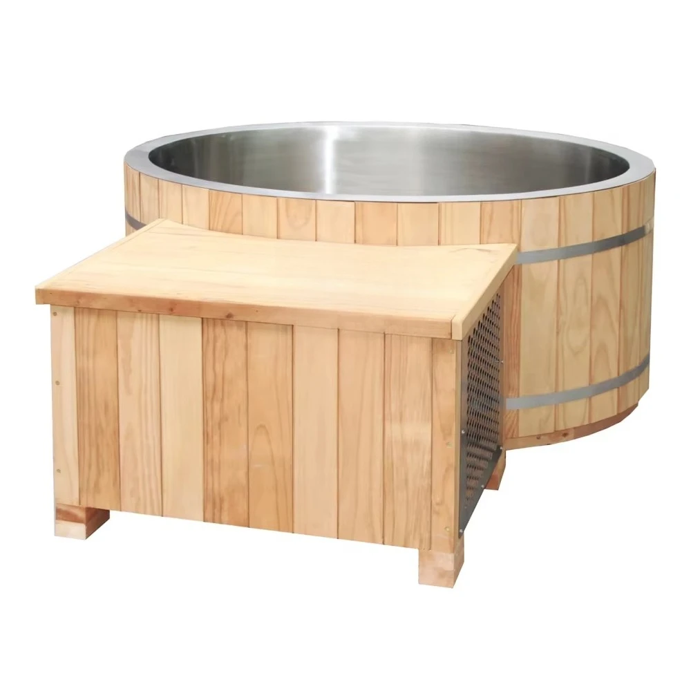 Wooden Ice Bath Stainless Steel Lining Cold Diving Outdoor Sports Recovery Cold Diving
Wooden Ice Bath Stainless Steel Lining Cold Diving Outdoor Sports Recovery Cold Diving