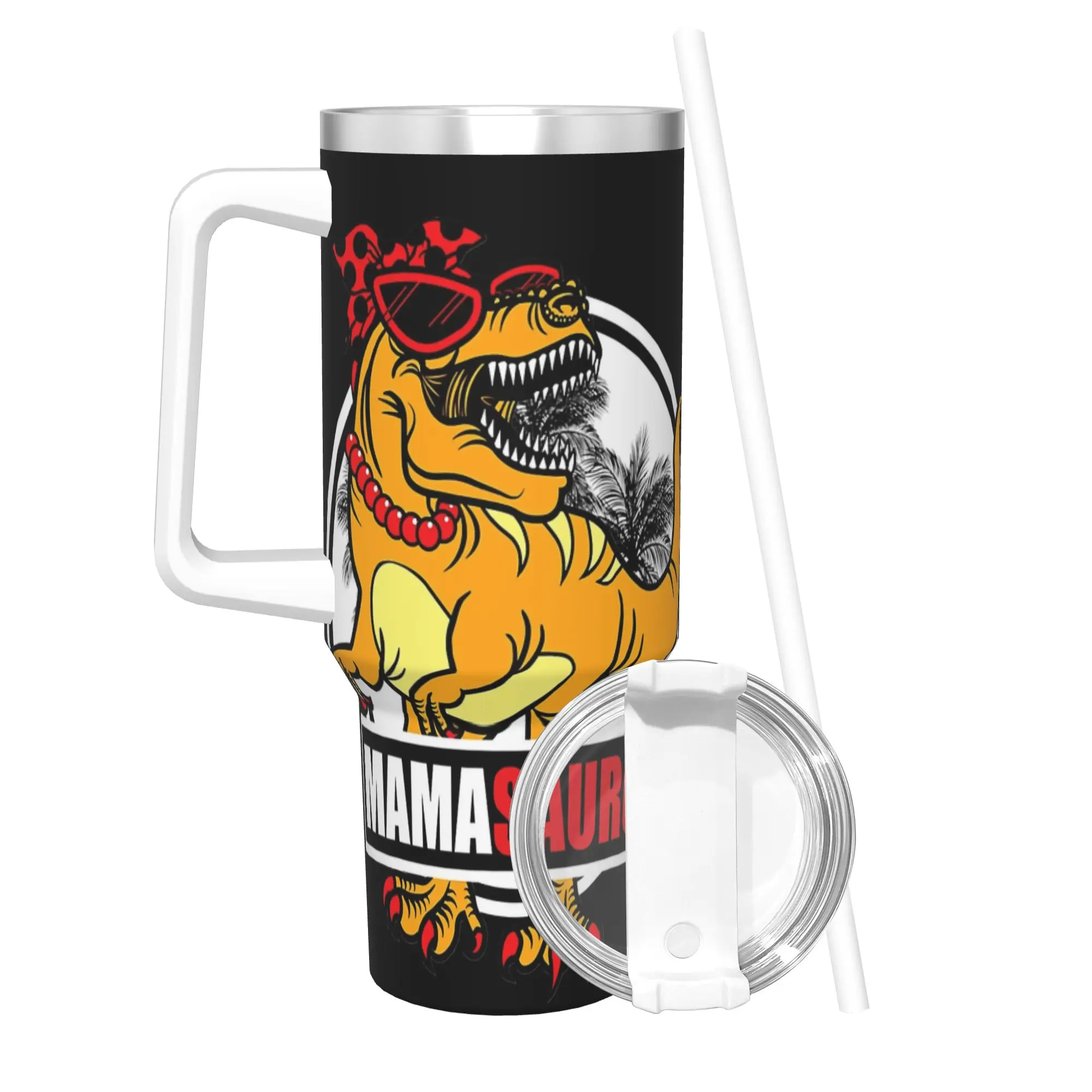 Mamasaurus Insulated Tumbler with Straws Mother's Day Gifts Stainless Steel Coffee Mugs Outdoor Travel Car Bottle Cup 40oz
Mamasaurus Insulated Tumbler with Straws Mother's Day Gifts Stainless Steel Coffee Mugs Outdoor Travel Car Bottle Cup 40oz