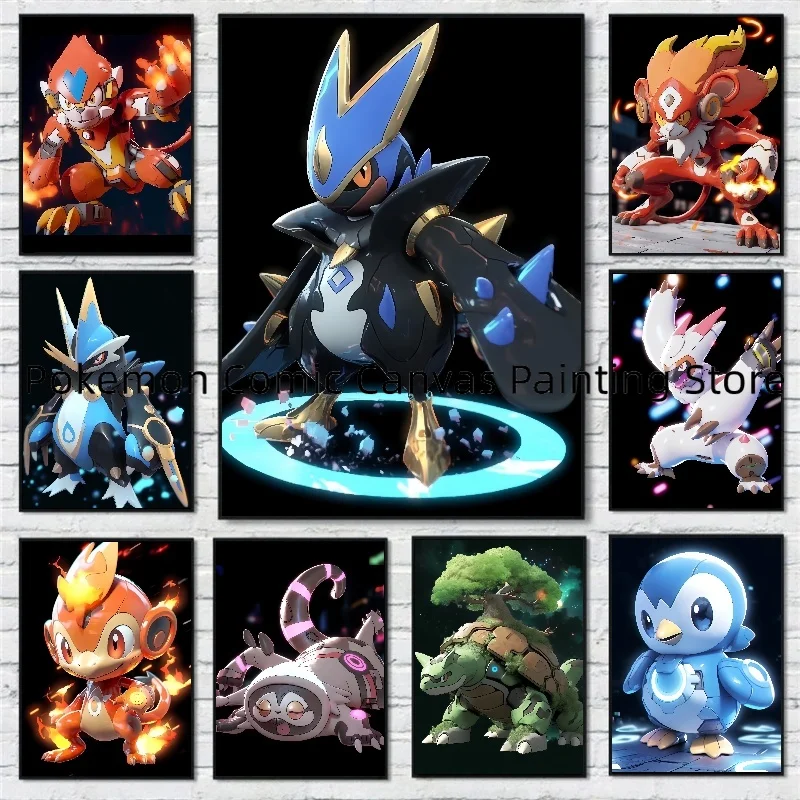 Japanese Anime Pokemon Colorful Creativity High Quality Canvas Stickers and Posters Bedroom Home Decoration Accessories Picture
Japanese Anime Pokemon Colorful Creativity High Quality Canvas Stickers and Posters Bedroom Home Decoration Accessories Picture