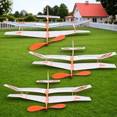 3pcs Rubber Band Airplane Kids Diy Glider Planes Outdoor Flying Aircraft For Children Educational Plaything
3pcs Rubber Band Airplane Kids Diy Glider Planes Outdoor Flying Aircraft For Children Educational Plaything